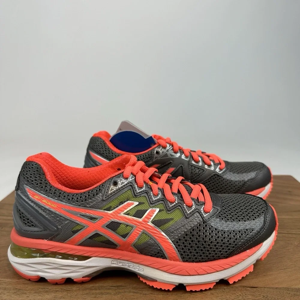 New Womens Asics GT-2000 4 Gray Athletic‎ Running Shoes Sneakers Size 5 M